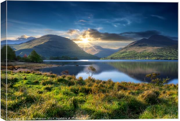 landscape of Loch Ness Canvas Print by Tom McPherson