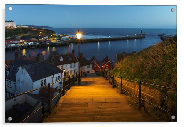 Charming Whitby  Acrylic by Anthony McGeever