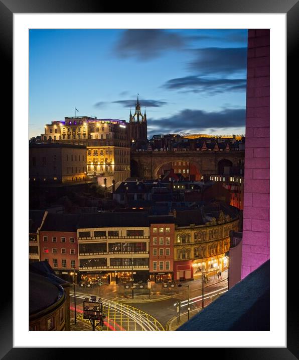 Side & Sandhill, Newcastle upon Tyne Framed Mounted Print by Rob Cole