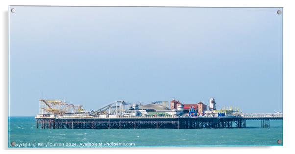 End of the Pier Brighton  Acrylic by Beryl Curran