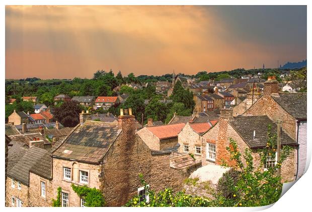 Richmond Yorkshire  Print by Alison Chambers