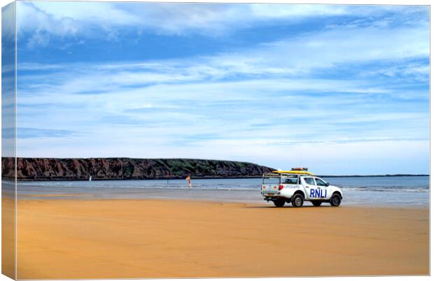 Filey Brigg Canvas Print by Alison Chambers