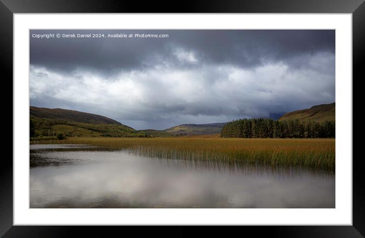 The serene Loch Cill Chriosd on Skye, Scotland  Framed Mounted Print by Derek Daniel