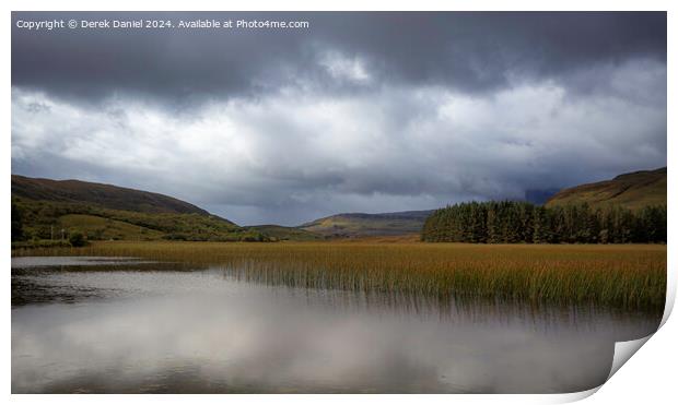 The serene Loch Cill Chriosd on Skye, Scotland  Print by Derek Daniel