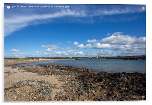Rhoscolyn Beach, Anglesey  Acrylic by Derek Daniel