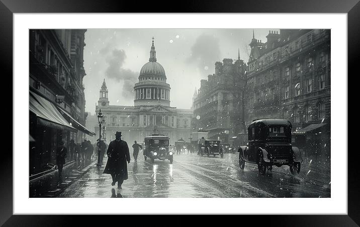 London 1920s Framed Mounted Print by Steve Smith