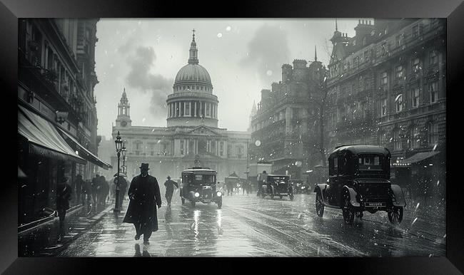 London 1920s Framed Print by Steve Smith