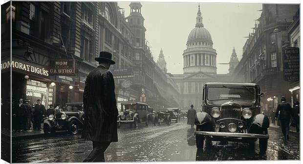 London 1920s Canvas Print by Steve Smith