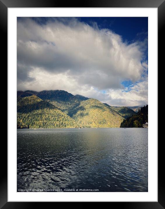 Sky cloud Framed Mounted Print by Larisa Siverina