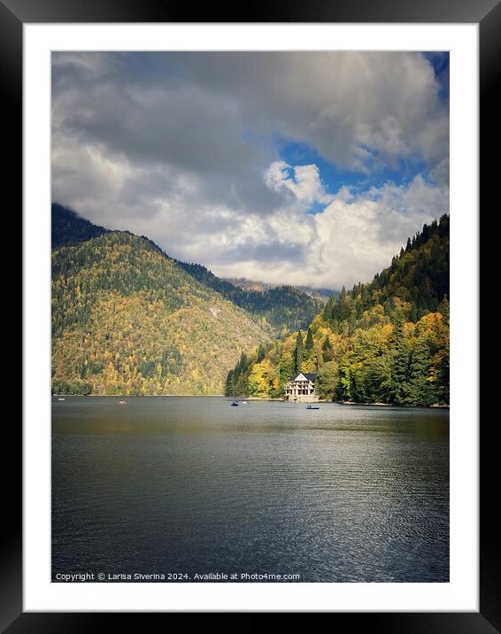 Outdoor mountain Framed Mounted Print by Larisa Siverina