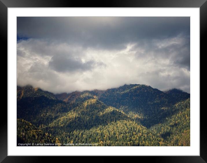 Outdoor mountain Framed Mounted Print by Larisa Siverina