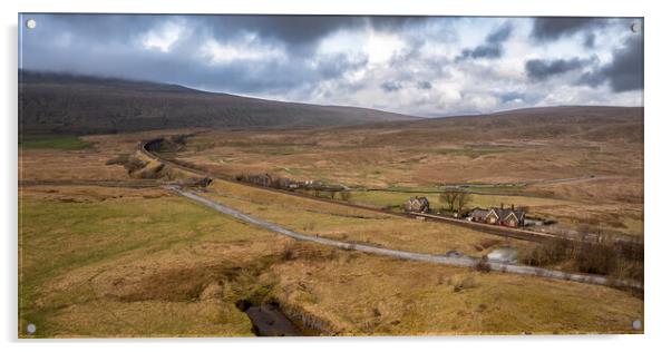 Ribblehead Station and Viaduct Acrylic by Apollo Aerial Photography