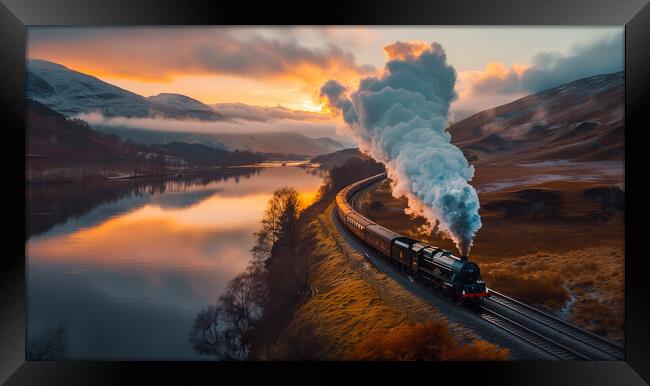 Britain's most scenic railway Journeys Framed Print by T2 