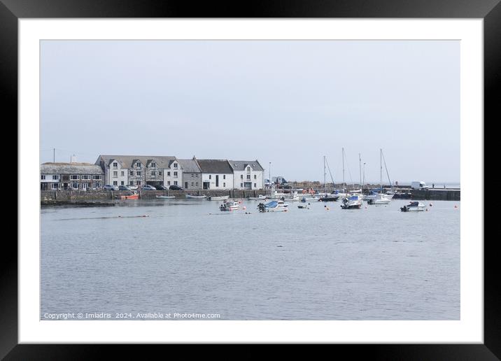 Port Rosnait, Isle of Whithorn, Scotland,  Framed Mounted Print by Imladris 