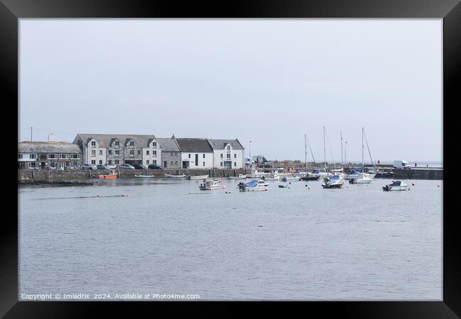 Port Rosnait, Isle of Whithorn, Scotland,  Framed Print by Imladris 