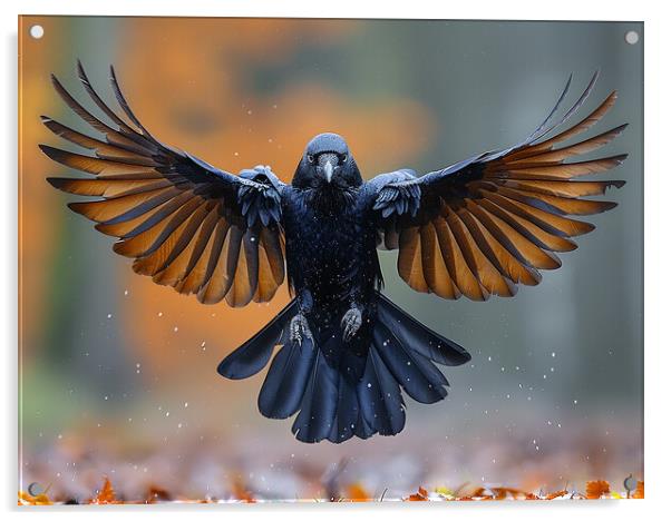 The Crow Acrylic by Steve Smith