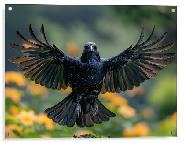 The Crow Acrylic by Steve Smith
