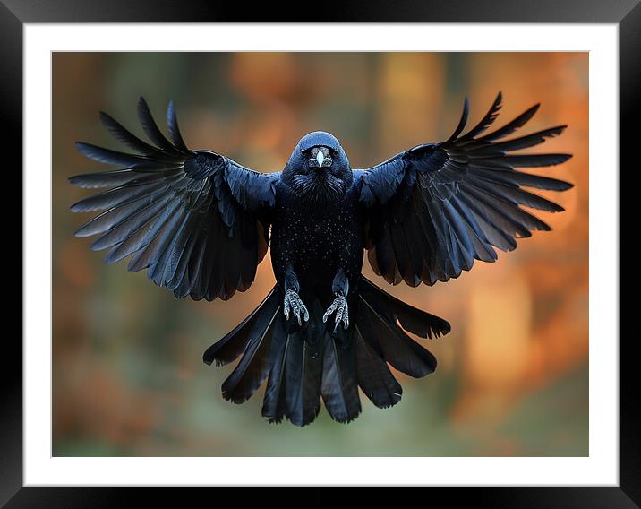 The Crow Framed Mounted Print by Steve Smith