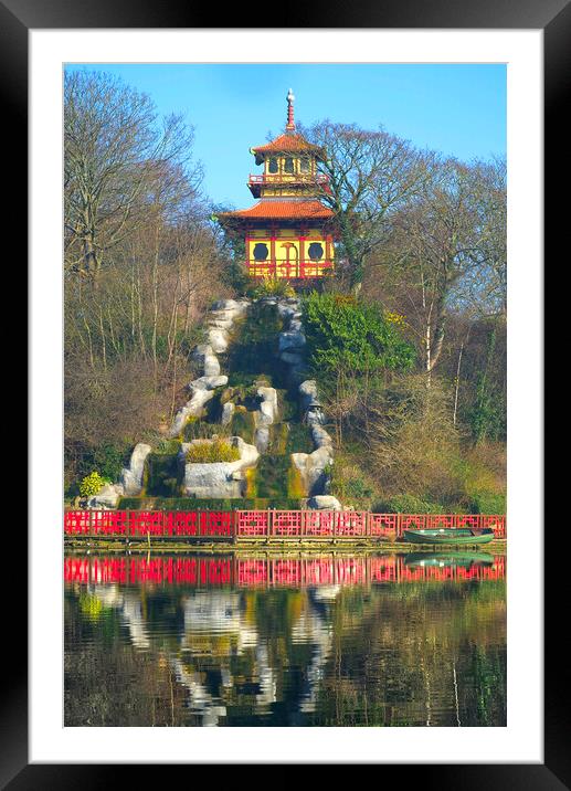 Peasholm Park Scarborough  Framed Mounted Print by Alison Chambers