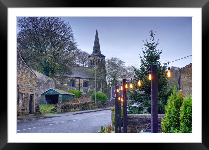 Farnley Tyas Huddersfield  Framed Mounted Print by Alison Chambers