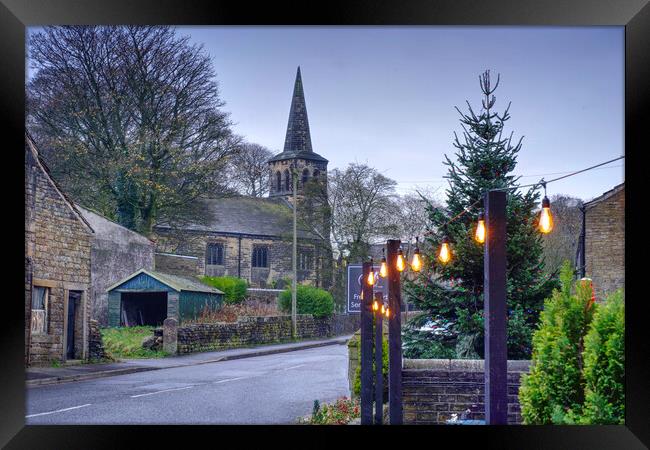 Farnley Tyas Huddersfield  Framed Print by Alison Chambers