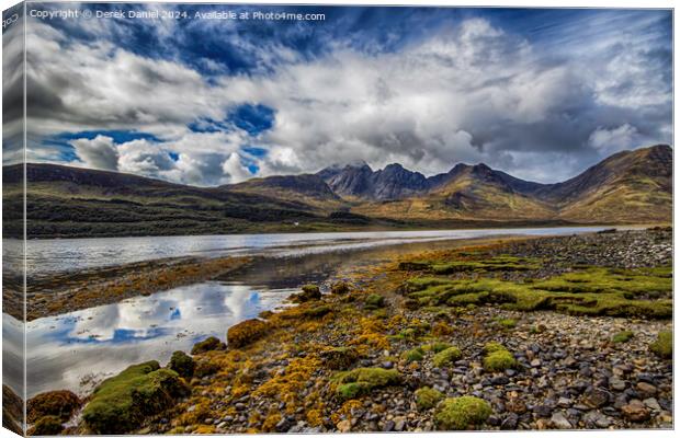 Serene Loch Slapin Canvas Print by Derek Daniel