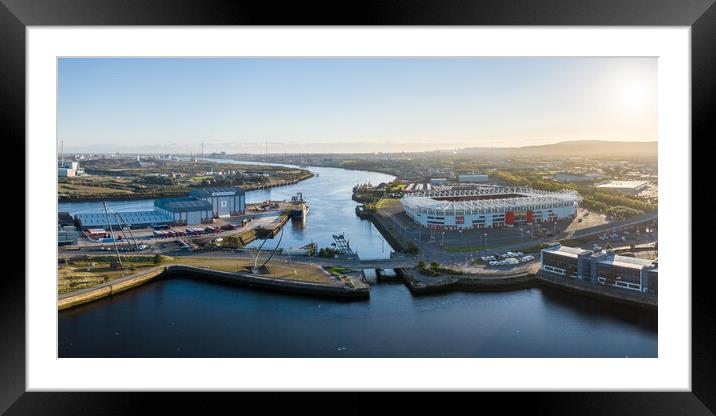 Riverside Stadium Framed Mounted Print by Apollo Aerial Photography