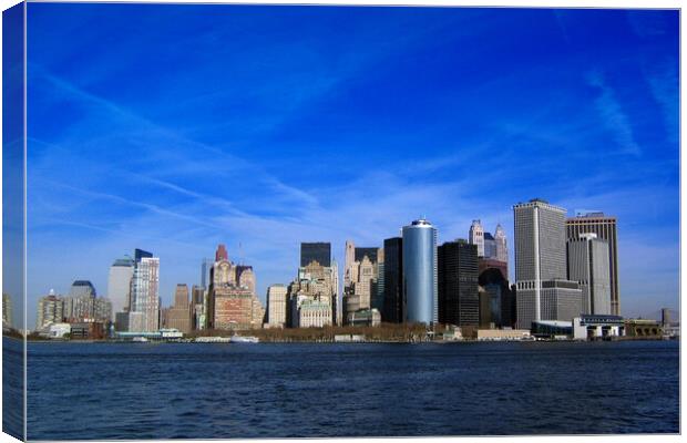 New York City Skyline United States Of America Canvas Print by Andy Evans Photos