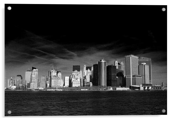 New York City Skyline United States Of America Acrylic by Andy Evans Photos