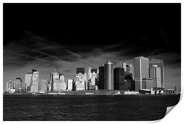 New York City Skyline United States Of America Print by Andy Evans Photos