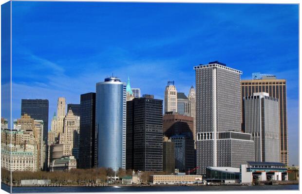 New York City Skyline United States Of America Canvas Print by Andy Evans Photos