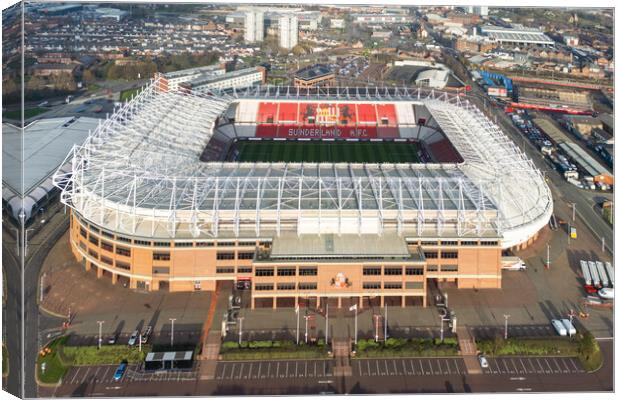 Sunderland Football Club Canvas Print by Apollo Aerial Photography