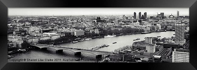 London in a click Framed Print by Sharon Lisa Clarke