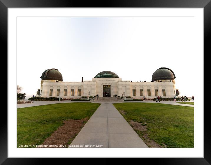 Griffith Observatory Framed Mounted Print by Benjamin Brewty