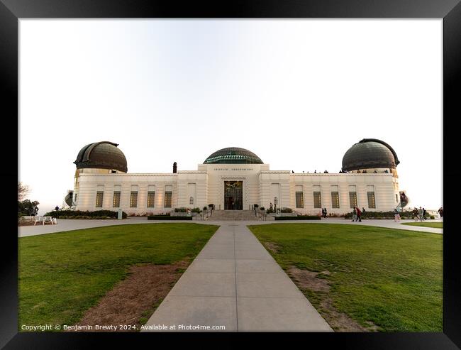 Griffith Observatory Framed Print by Benjamin Brewty