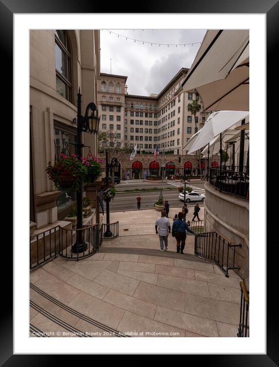 Rodeo Drive Framed Mounted Print by Benjamin Brewty
