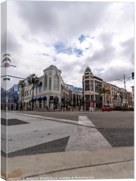 Rodeo Drive Canvas Print by Benjamin Brewty