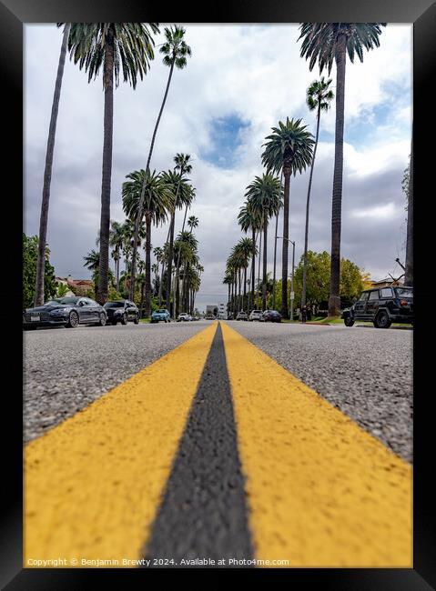 Los Angeles Framed Print by Benjamin Brewty