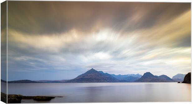 Majestic Cuillin Mountains At Sunset  Canvas Print by Phil Durkin DPAGB BPE4