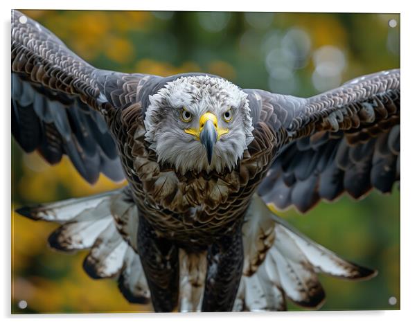 Scottish Sea Eagle Acrylic by Steve Smith