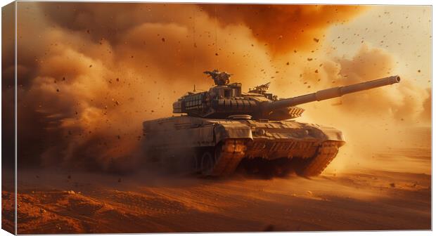 Chieftan Tank Canvas Print by Airborne Images