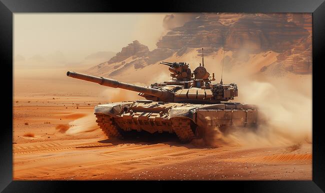 Chieftan Tank Framed Print by Airborne Images