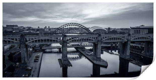 Newcastle Print by Apollo Aerial Photography