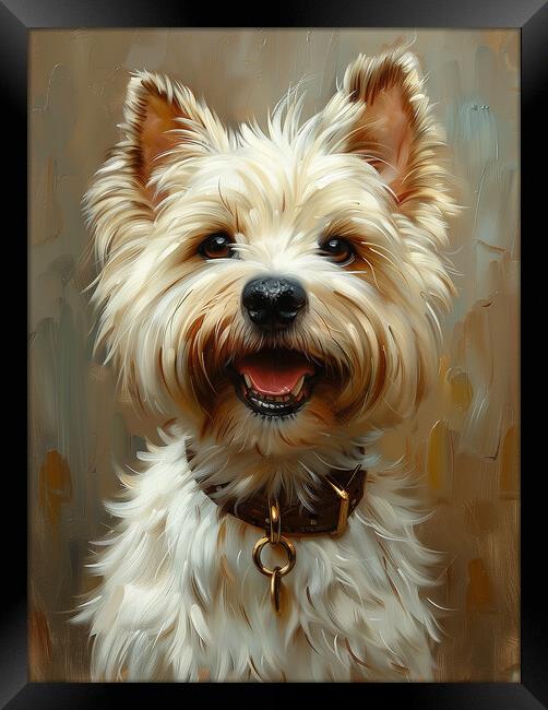 West Highland Terrier Framed Print by K9 Art