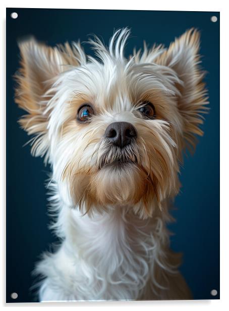 West Highland Terrier Acrylic by K9 Art