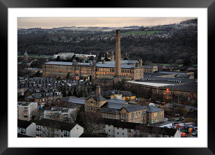 Salts Mill, Saltaire Framed Mounted Print by Sandi-Cockayne ADPS