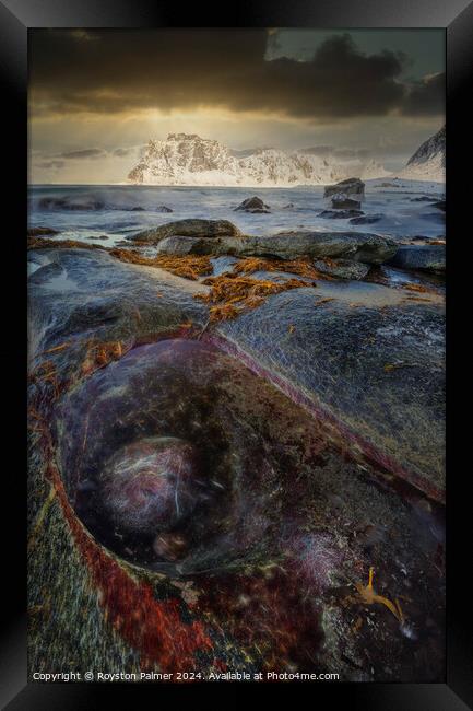 Norway - Dragon's Eye Framed Print by Royston Palmer