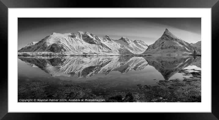 Norway - Reflection Framed Mounted Print by Royston Palmer