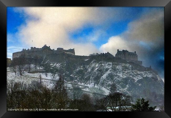 EDINBURGH CASTLE BLUE'S Framed Print by dale rys (LP)