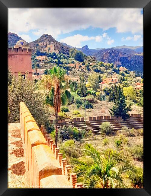 Living in the mountains Framed Print by Marie Castagnoli